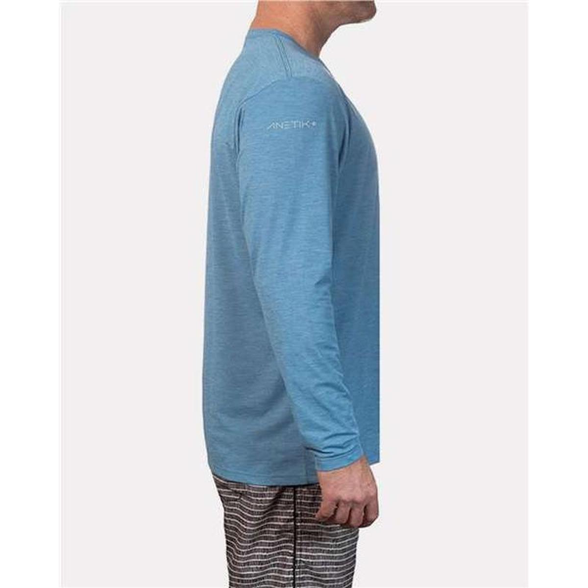 KCC Men's Low Pro Tech Long Sleeve T-Shirt - Bahama Heathered