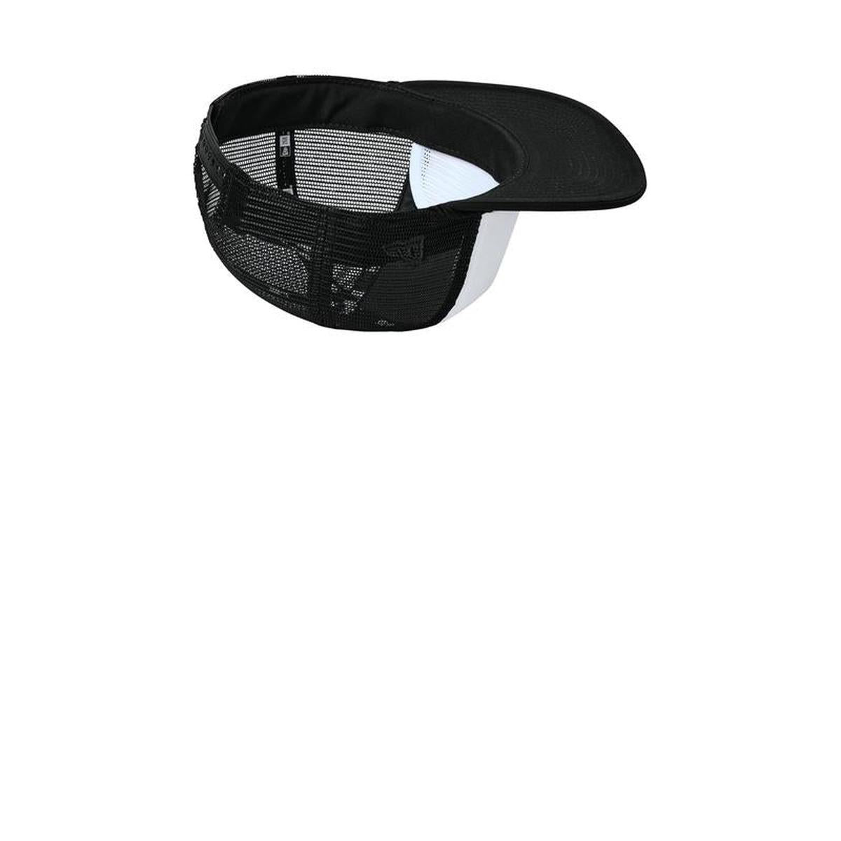 KCC New Era® Foam Rope Trucker Cap - White/ Black/ Black