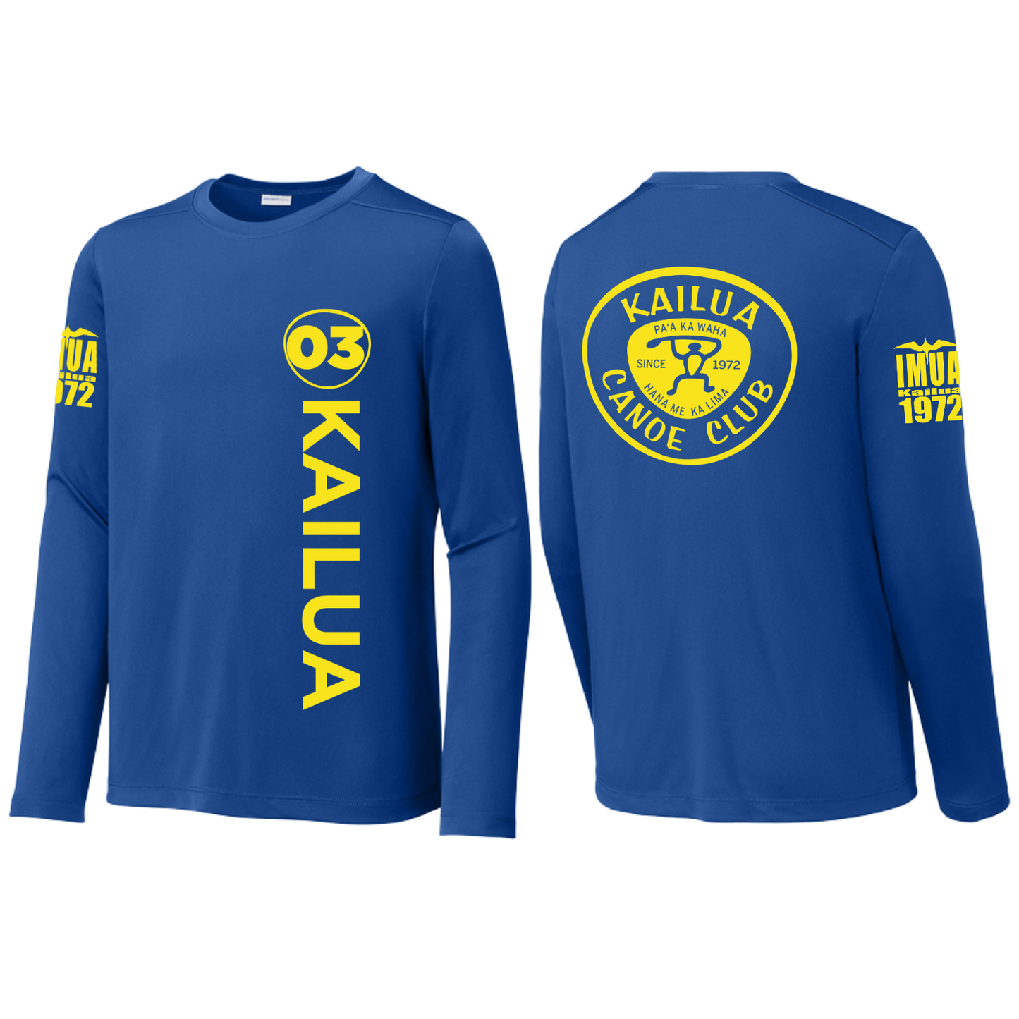 KCC Sport-Tek® Youth Posi-UV® Pro Long Sleeve Tee - Royal