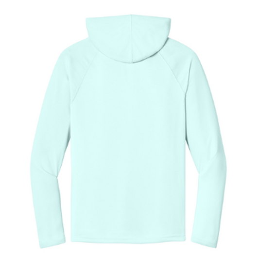 KCC A4 Cooling Performance Long Sleeve Hooded Tee - Pastel Blue