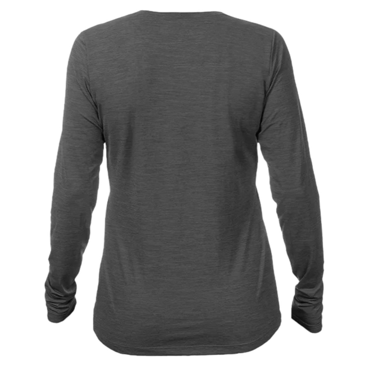 KCC QUILT Women's Breeze Tech Long Sleeve T-Shirt - Charcoal Heathered