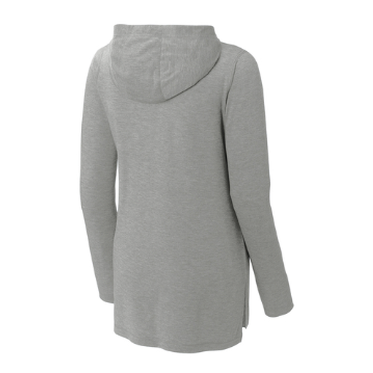 KCC IMUA Sport-Tek® Women's PosiCharge® Tri-Blend Wicking Long Sleeve Hoodie - Light Grey Heather