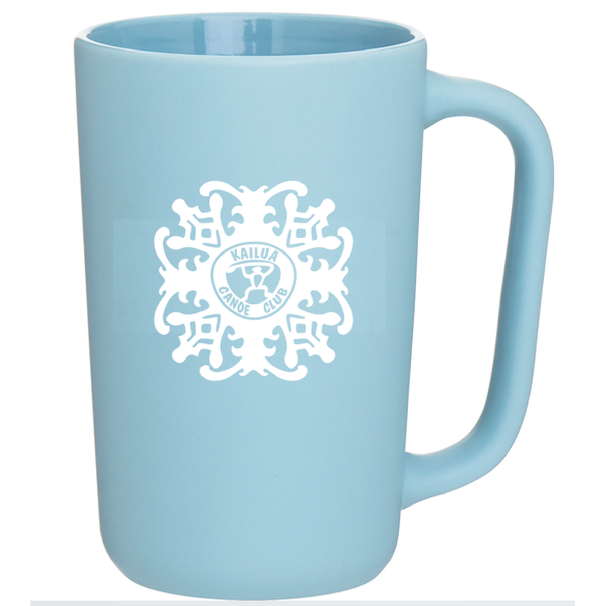 KCC QUILT 14 oz Ledge Ceramic Mug - Pacific Blue