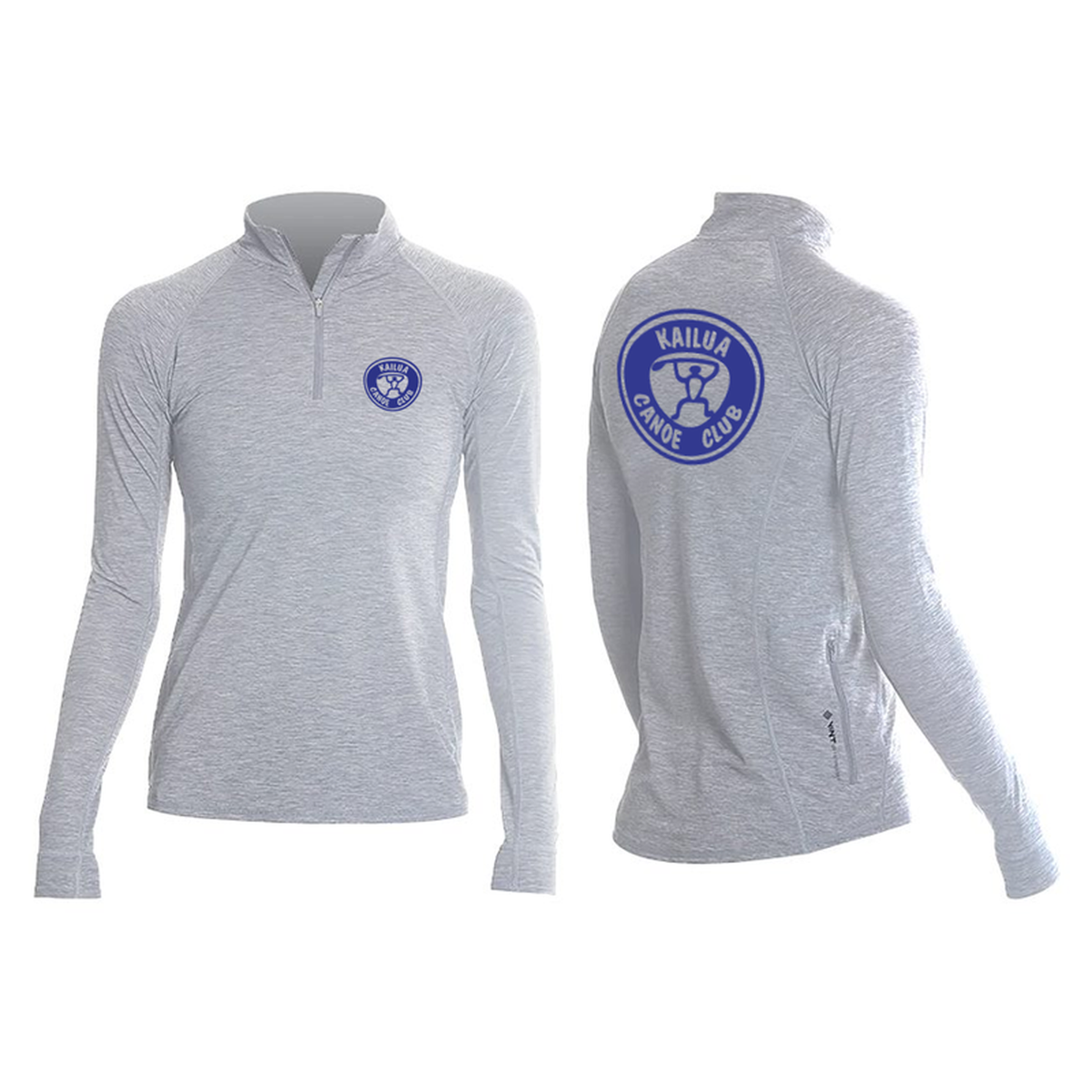 KCC Women's Flight Tech Quarter-Zip Pullover - Alloy Heathered