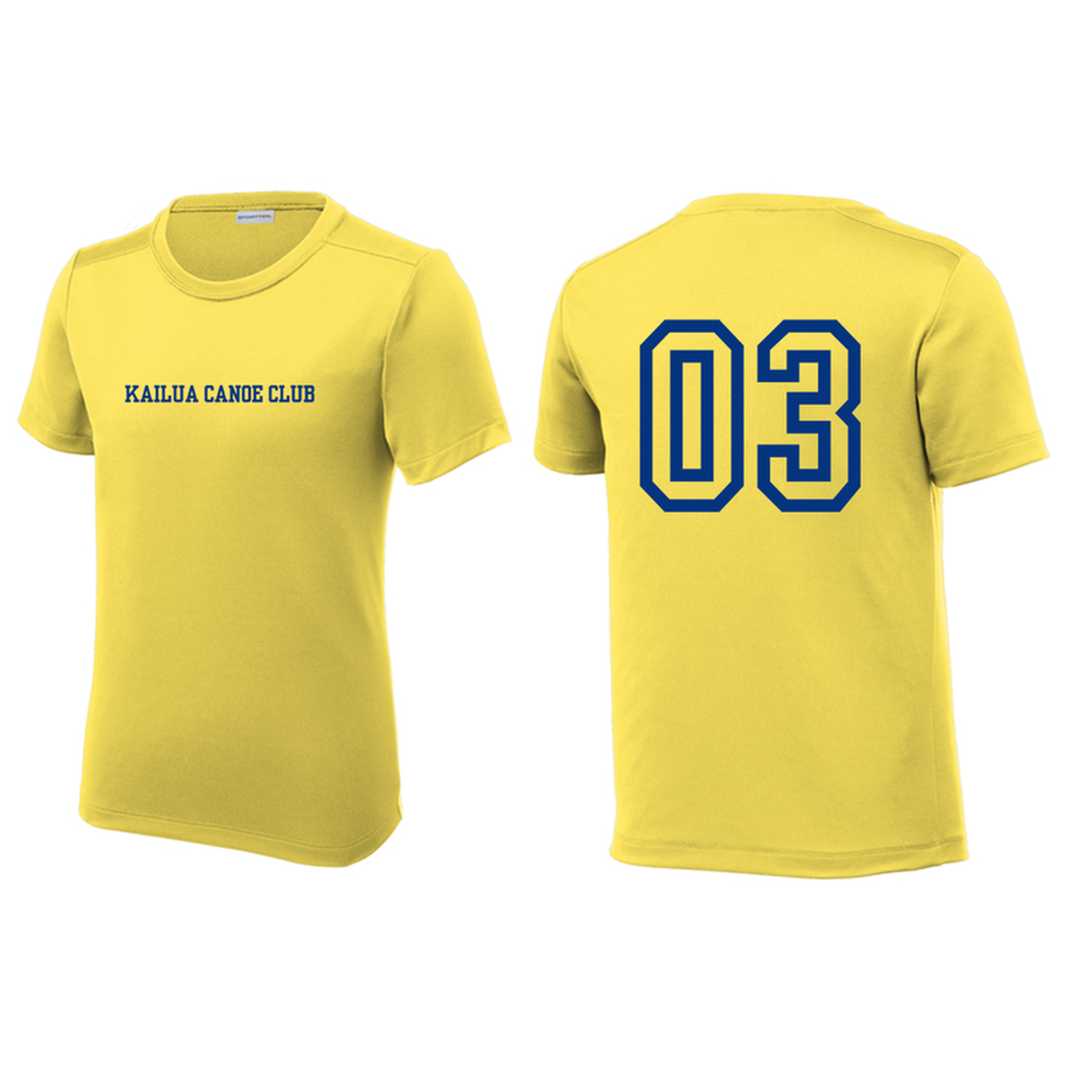 KCC YEARBOOK Sport-Tek® Youth Posi-UV® Pro Tee - Yellow