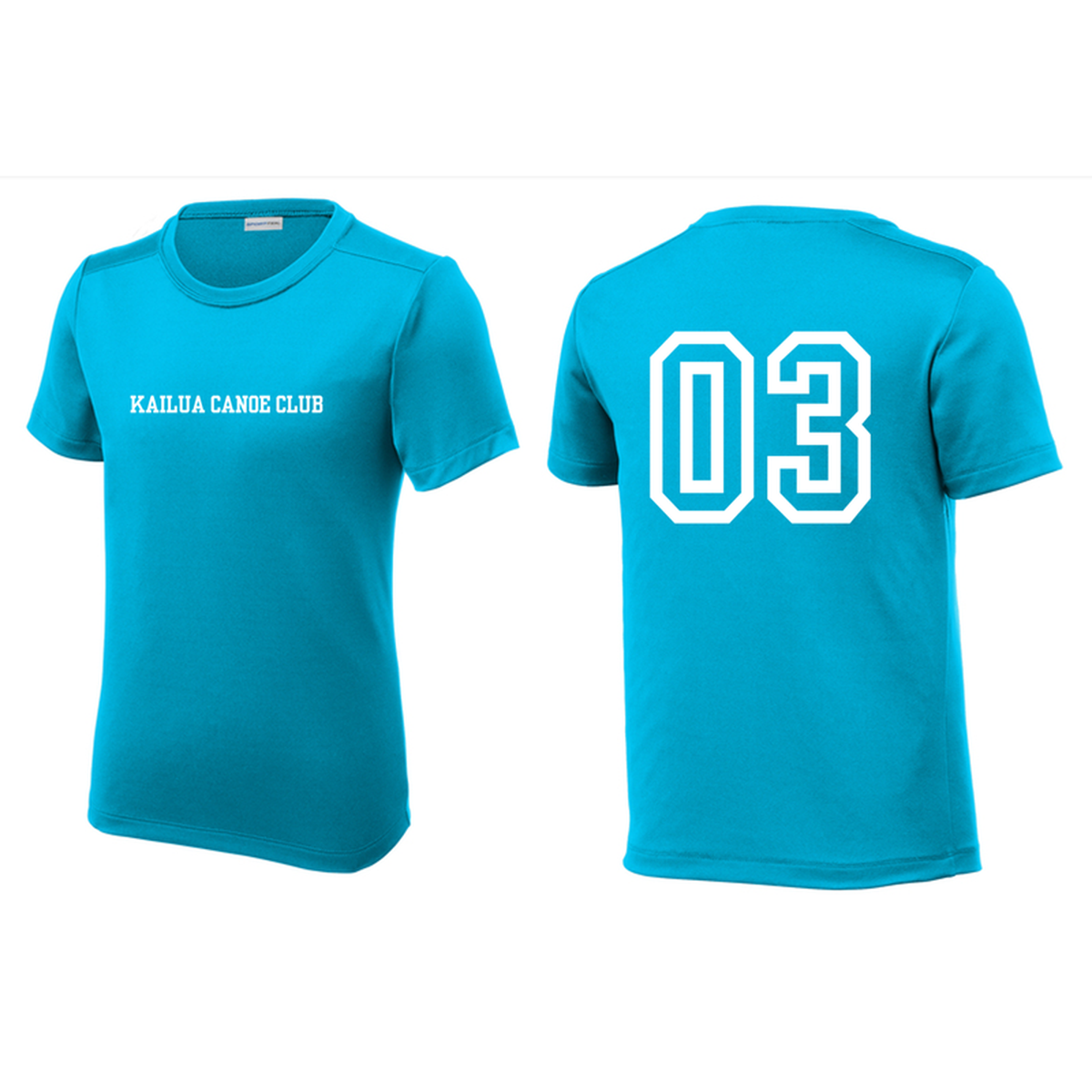KCC YEARBOOK Sport-Tek® Youth Posi-UV® Pro Tee - Sapphire
