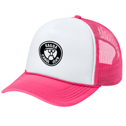 KCC Port Authority® Foam Truck’N Cap - White/Hot Pink