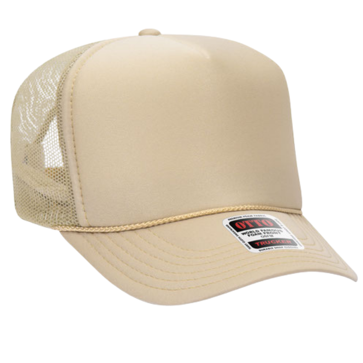 Shell Patch Trucker Hat - Beige