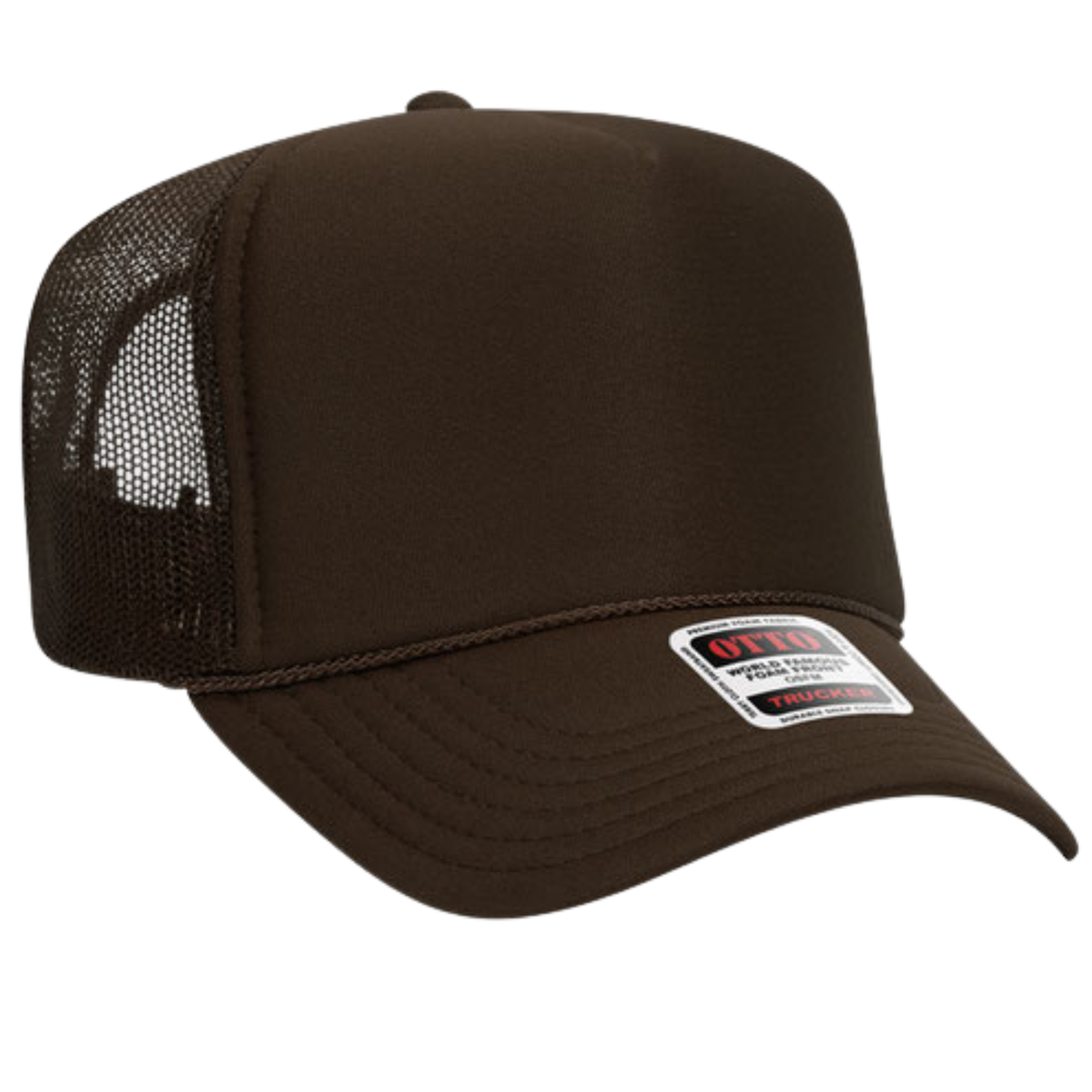Wave Trucker Hat - Brown