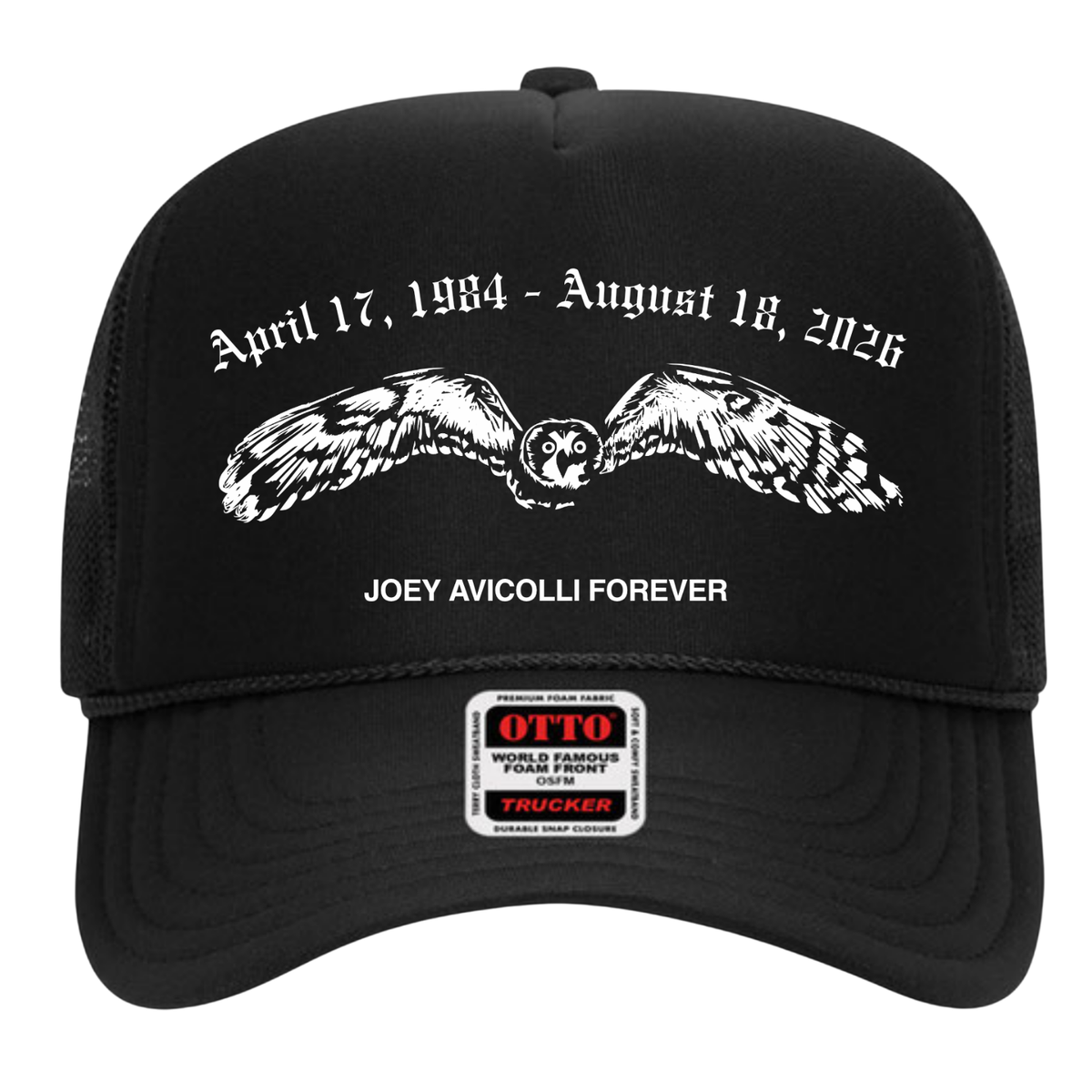 Pueo Trucker Hat - Black