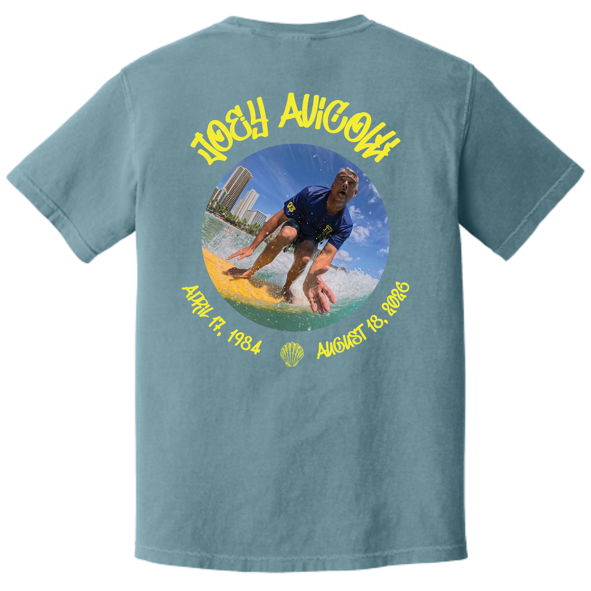 Youth Memorial T-Shirt - Ice Blue