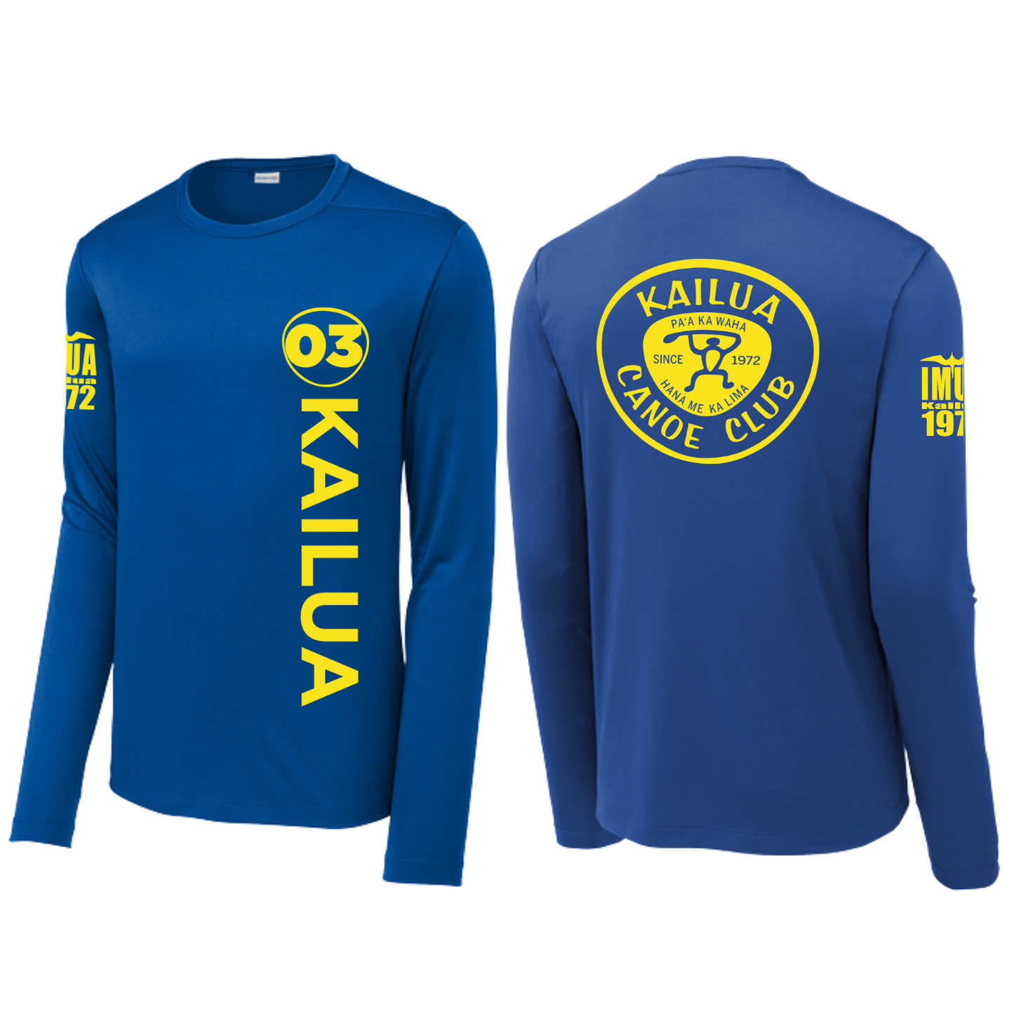 KCC Sport-Tek® Posi-UV® Pro Long Sleeve Tee - Royal