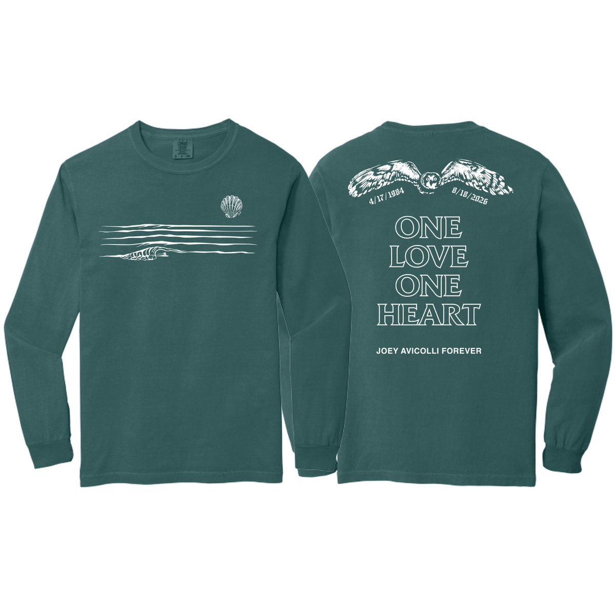 Pueo Long Sleeve - Blue Spruce