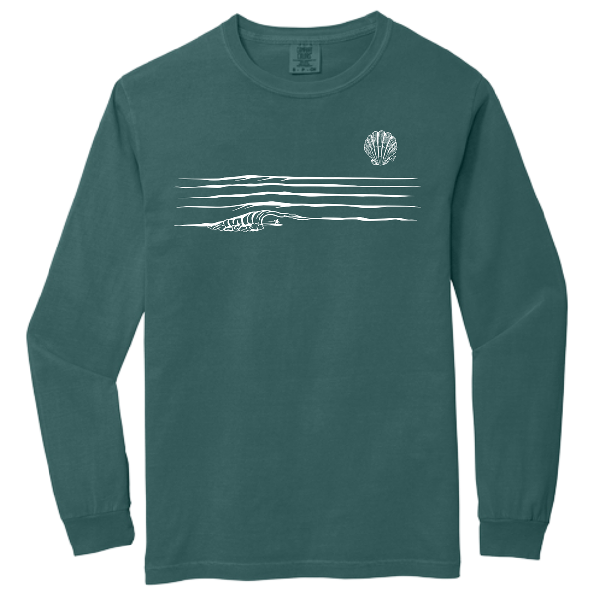 Pueo Long Sleeve - Blue Spruce