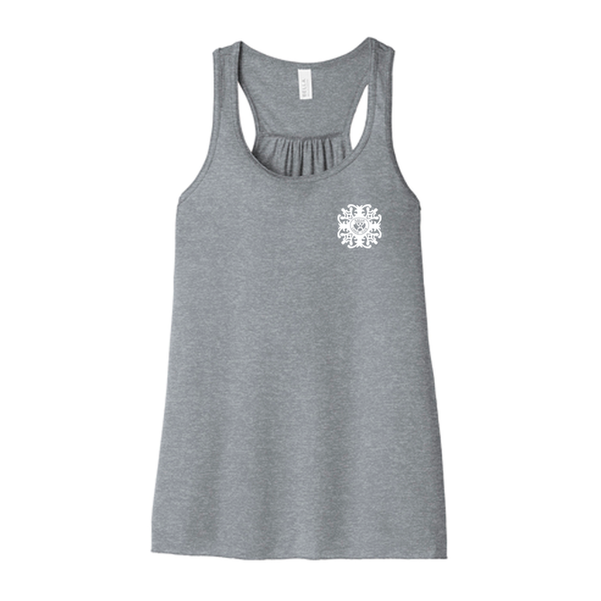 KCC QUILT BELLA+CANVAS® Women’s Flowy Racerback Tank - Athletic Heather