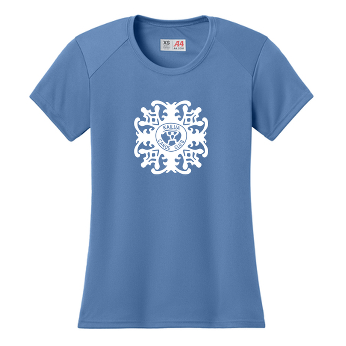 KCC QUILT A4 Women’s Cooling Performance Short Sleeve Tee - Light Blue