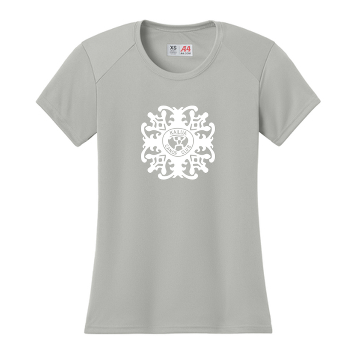 KCC QUILT A4 Women’s Cooling Performance Short Sleeve Tee - Silver