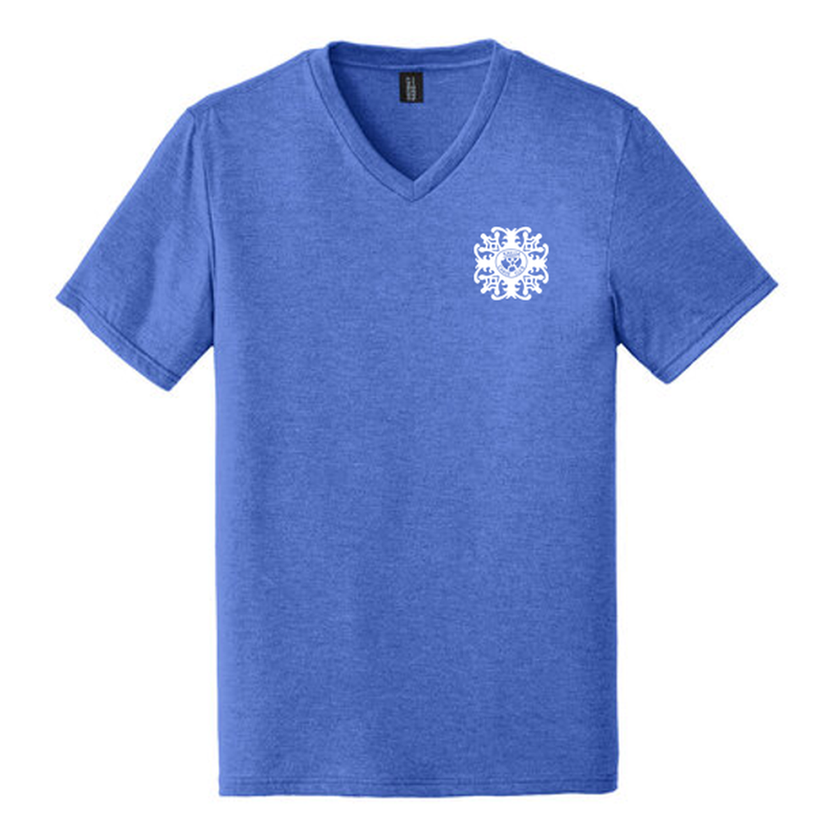 KCC QUILT District ® Perfect Tri ® V-Neck Tee - Royal Frost