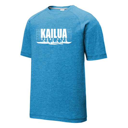 KCC IMUA Sport-Tek® PosiCharge® Tri-Blend Wicking Raglan Tee - Pond Blue Heather