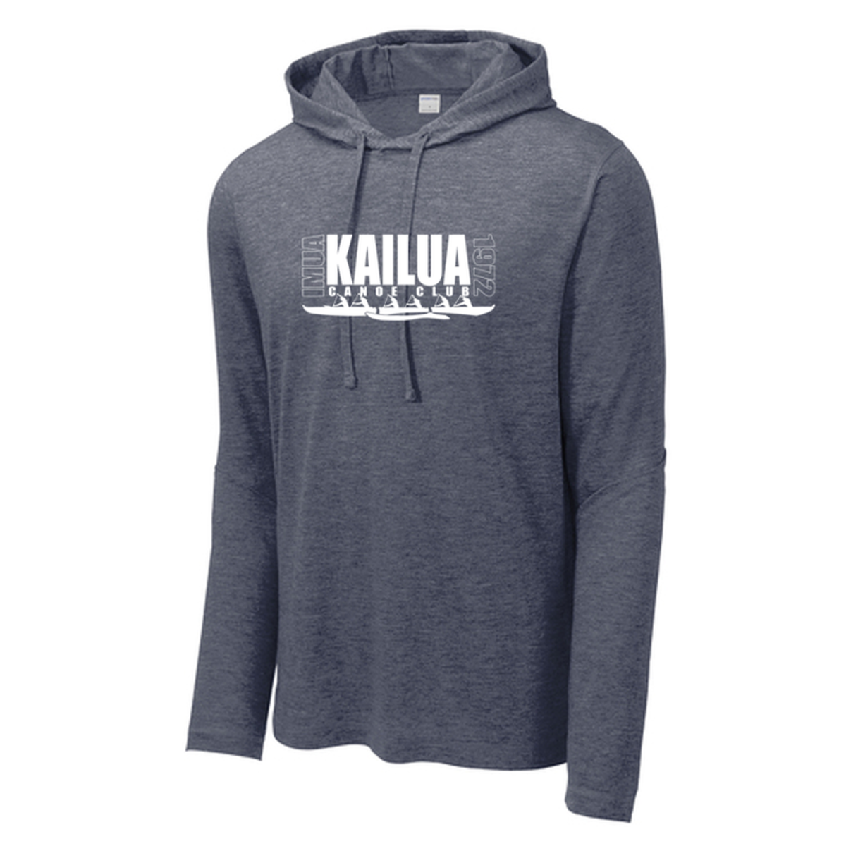 KCC IMUA Sport-Tek ® PosiCharge ® Tri-Blend Wicking Long Sleeve Hoodie - True Navy Heather
