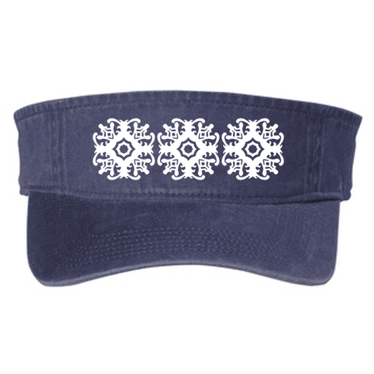 KCC Port Authority® Beach Wash® Visor - Denim Blue
