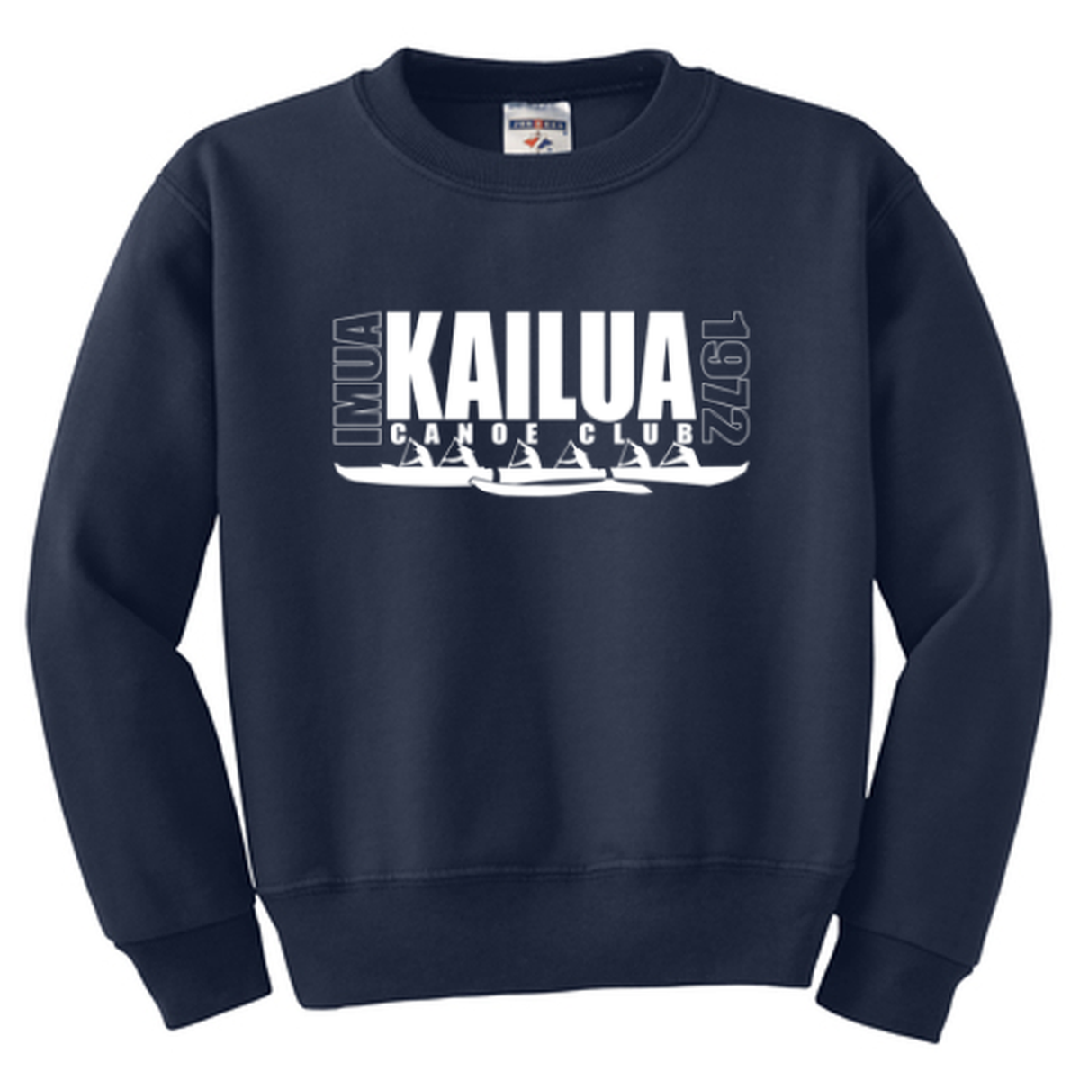 KCC IMUA Jerzees® Youth NuBlend® Crewneck Sweatshirt - J. Navy