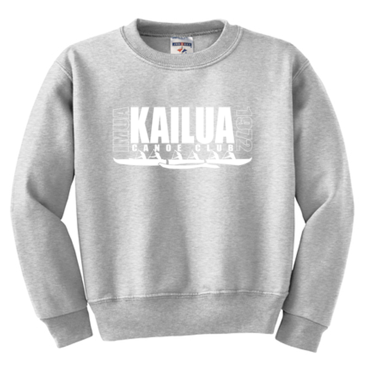 KCC IMUA Jerzees® Youth NuBlend® Crewneck Sweatshirt - Ash