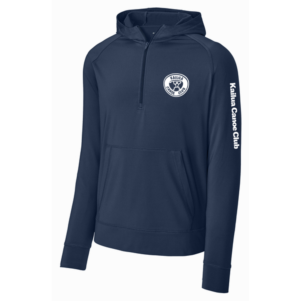 KCC Sport-Tek® Sport-Wick® Stretch 1/2-Zip Hoodie - Navy