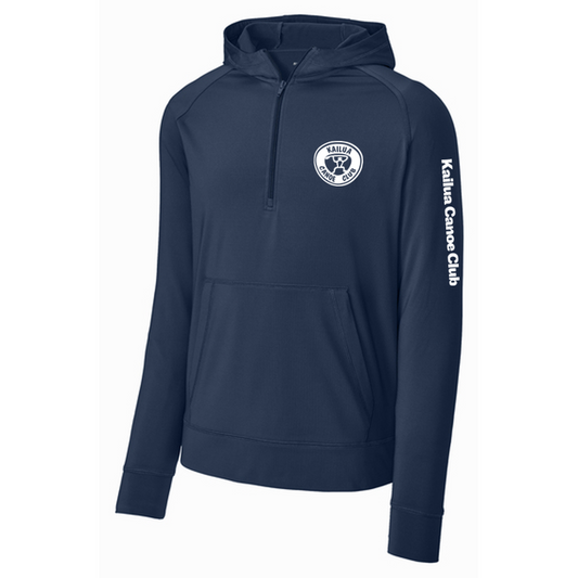 KCC Sport-Tek® Sport-Wick® Stretch 1/2-Zip Hoodie - Navy