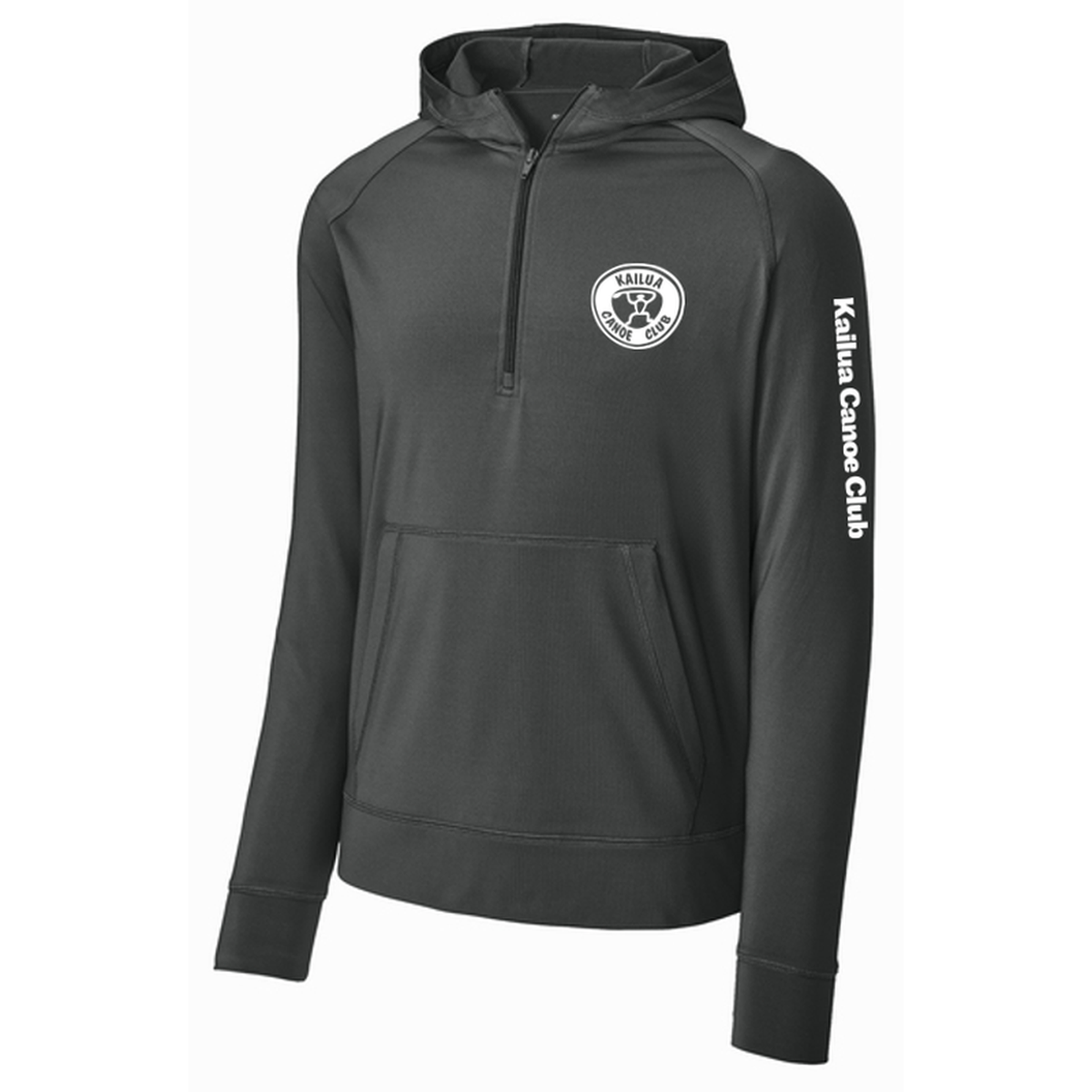 KCC Sport-Tek® Sport-Wick® Stretch 1/2-Zip Hoodie - Charcoal Grey