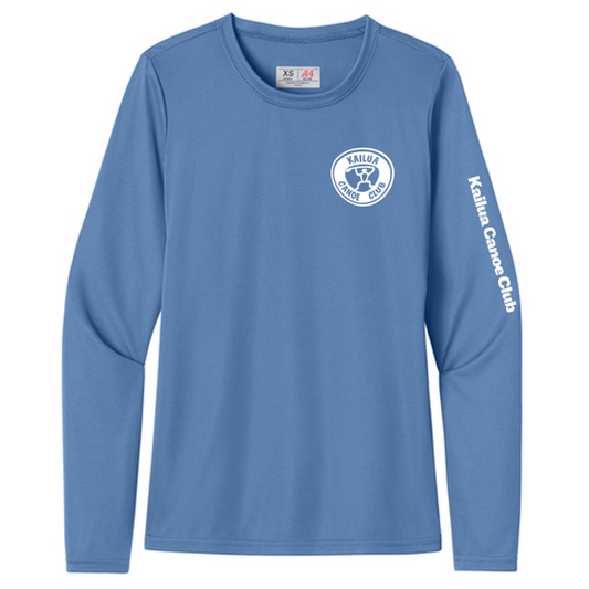KCC A4 Women’s Cooling Performance Long Sleeve Tee - Light Blue