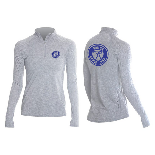 KCC Women's Flight Tech Quarter-Zip Pullover - Alloy Heathered